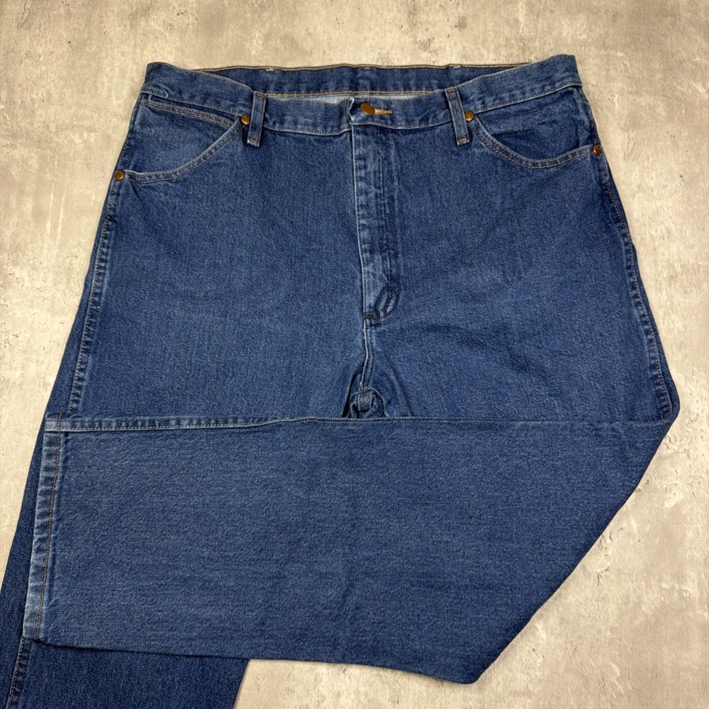 Wrangler 13MWZ Cowboy Cut Jeans Mens 38x30 Blue Denim Western Workwear VTG USA